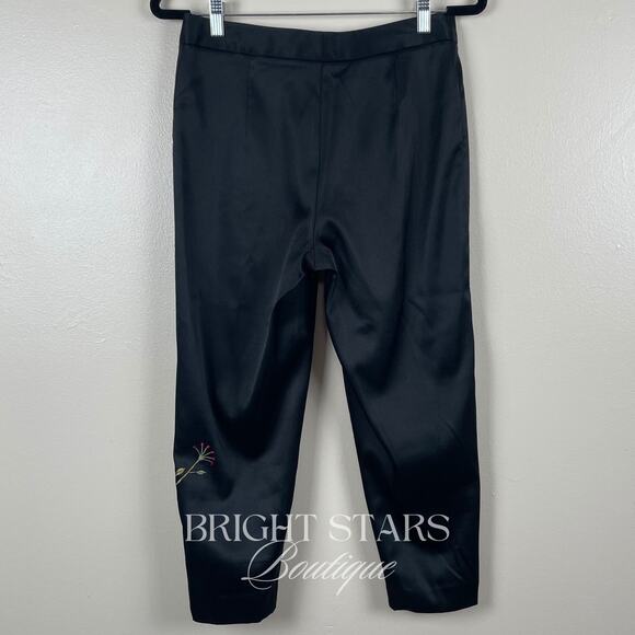 Rare Embroidered Cropped Pants ALT ASO Rachel Green Friends & Monica ALT - Picture 5 of 7